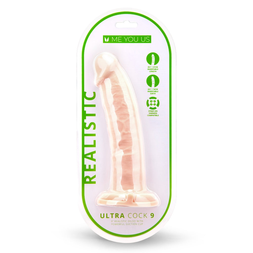 Me You Us Ultra Cock 9inch Realistic Dildo