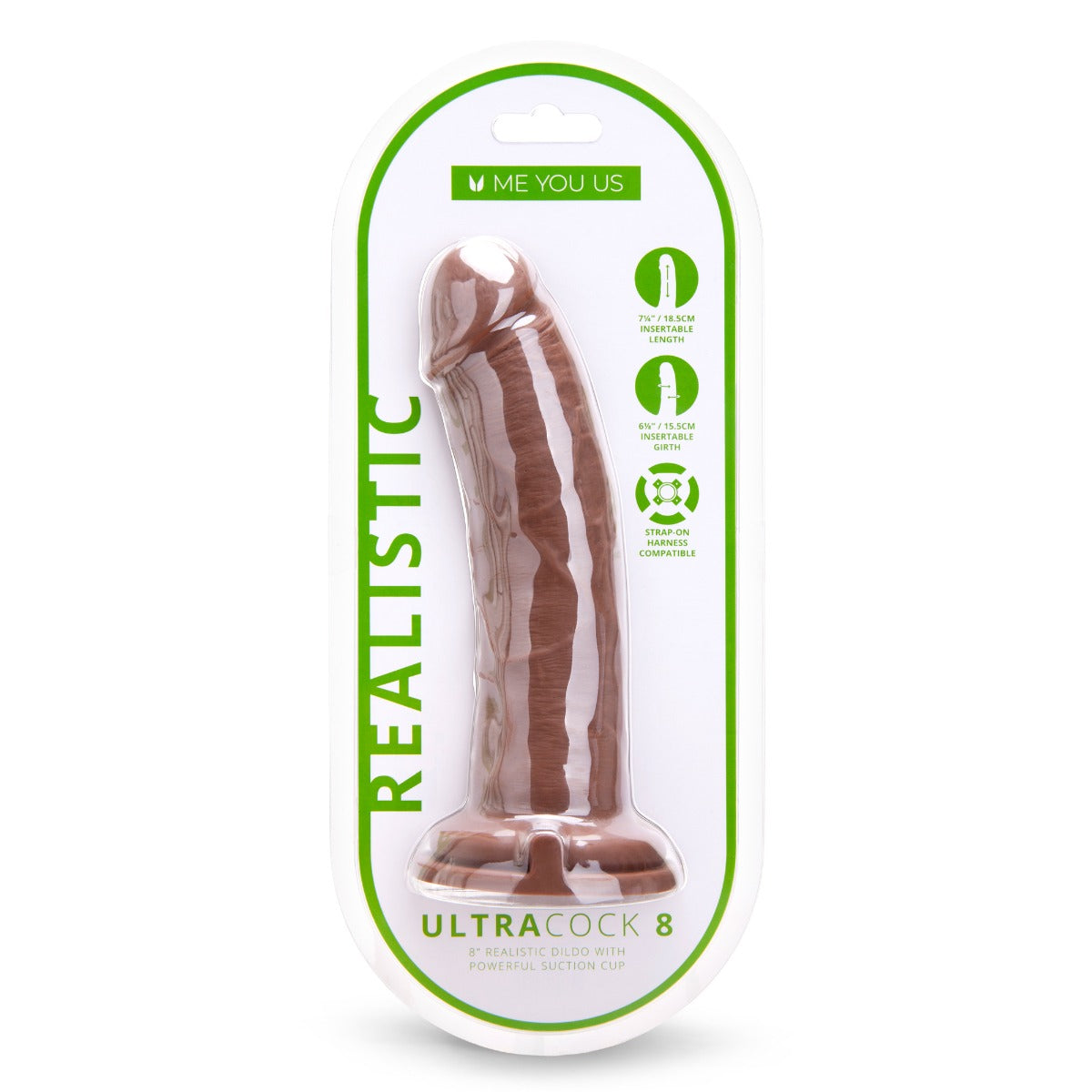 Me You Us Ultra Cock 8inch Realistic Dildo