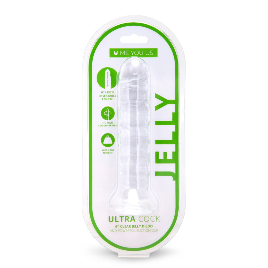 Me You Us Ultra Cock Jelly Dong 6 Inch