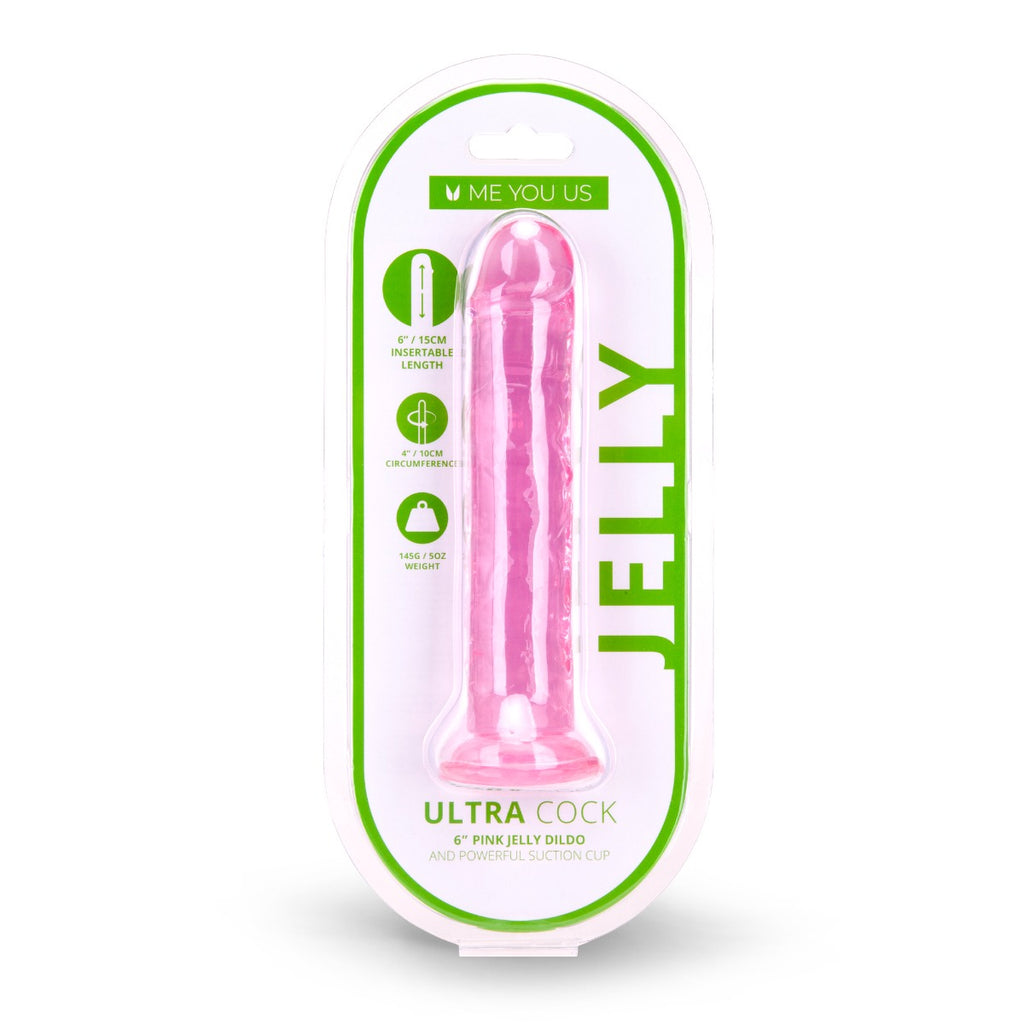 Me You Us Ultra Cock Jelly Dong 6 Inch