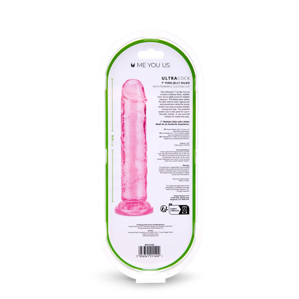 Me You Us Ultra Cock Jelly Dong 7 Inch