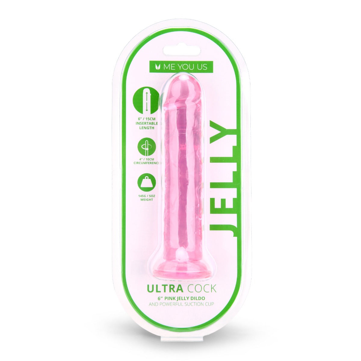Me You Us Ultra Cock Jelly Dong 7.5 Inch