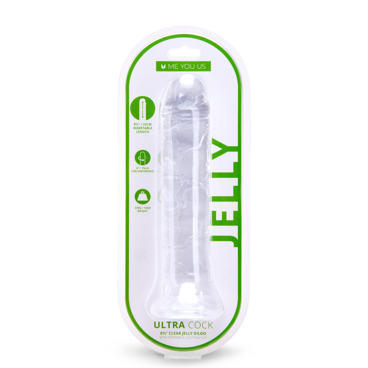 Me You Us Ultra Cock Jelly Dong 8.5 Inch