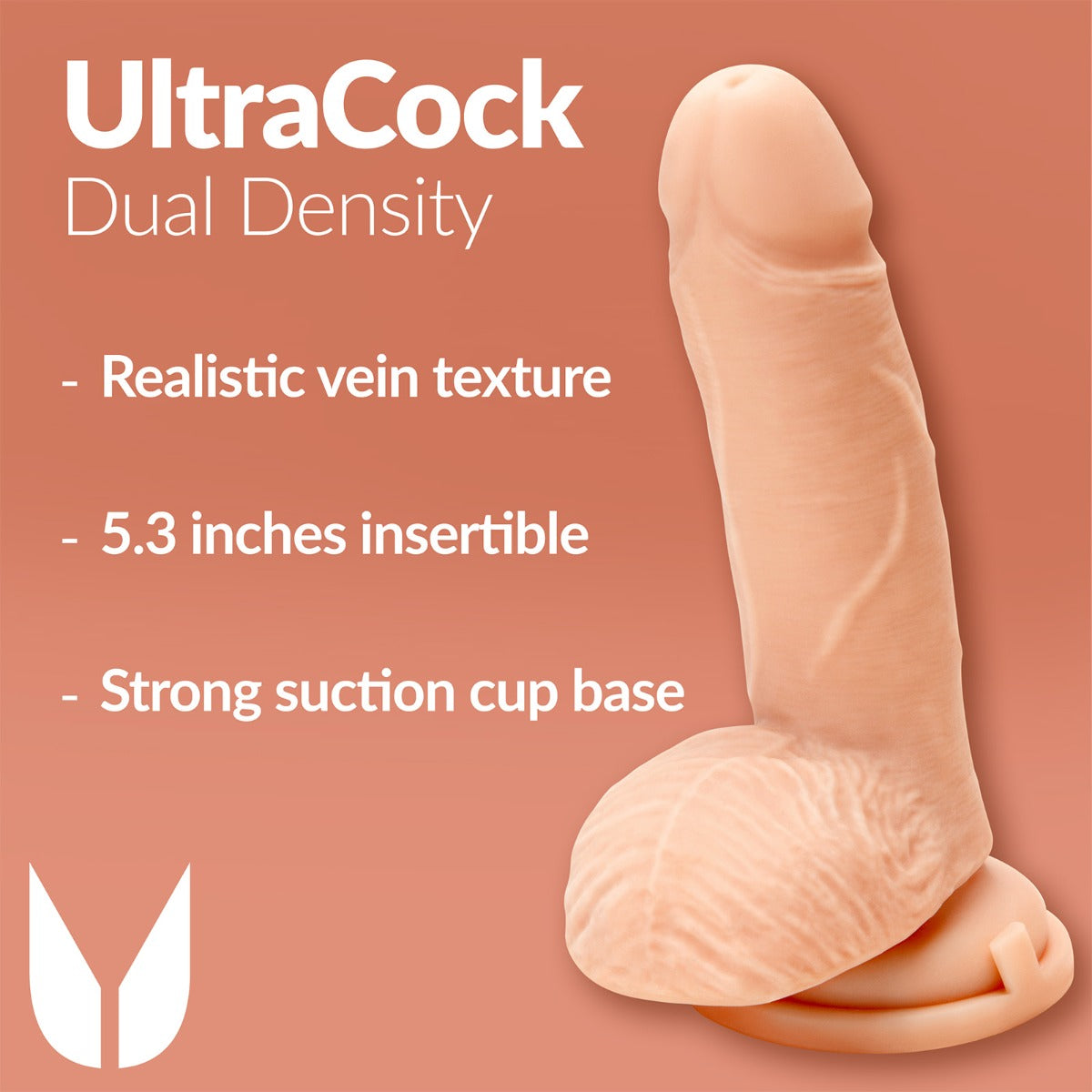 Me You Us Ultra Cock Dual Density Dildo With Balls 7 Inch