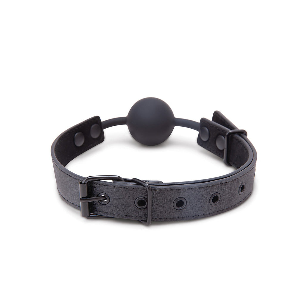 Me You Us Silicone Ball Gag Black