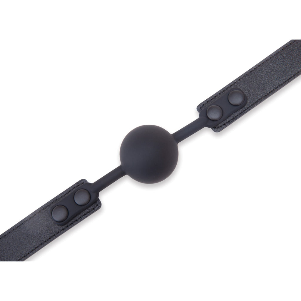 Me You Us Silicone Ball Gag Black