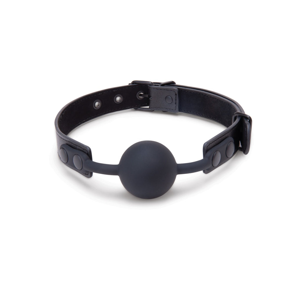Me You Us Silicone Ball Gag Black