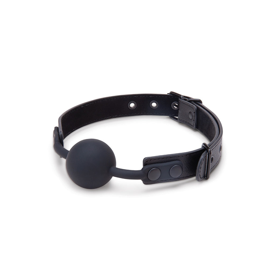 Me You Us Silicone Ball Gag Black