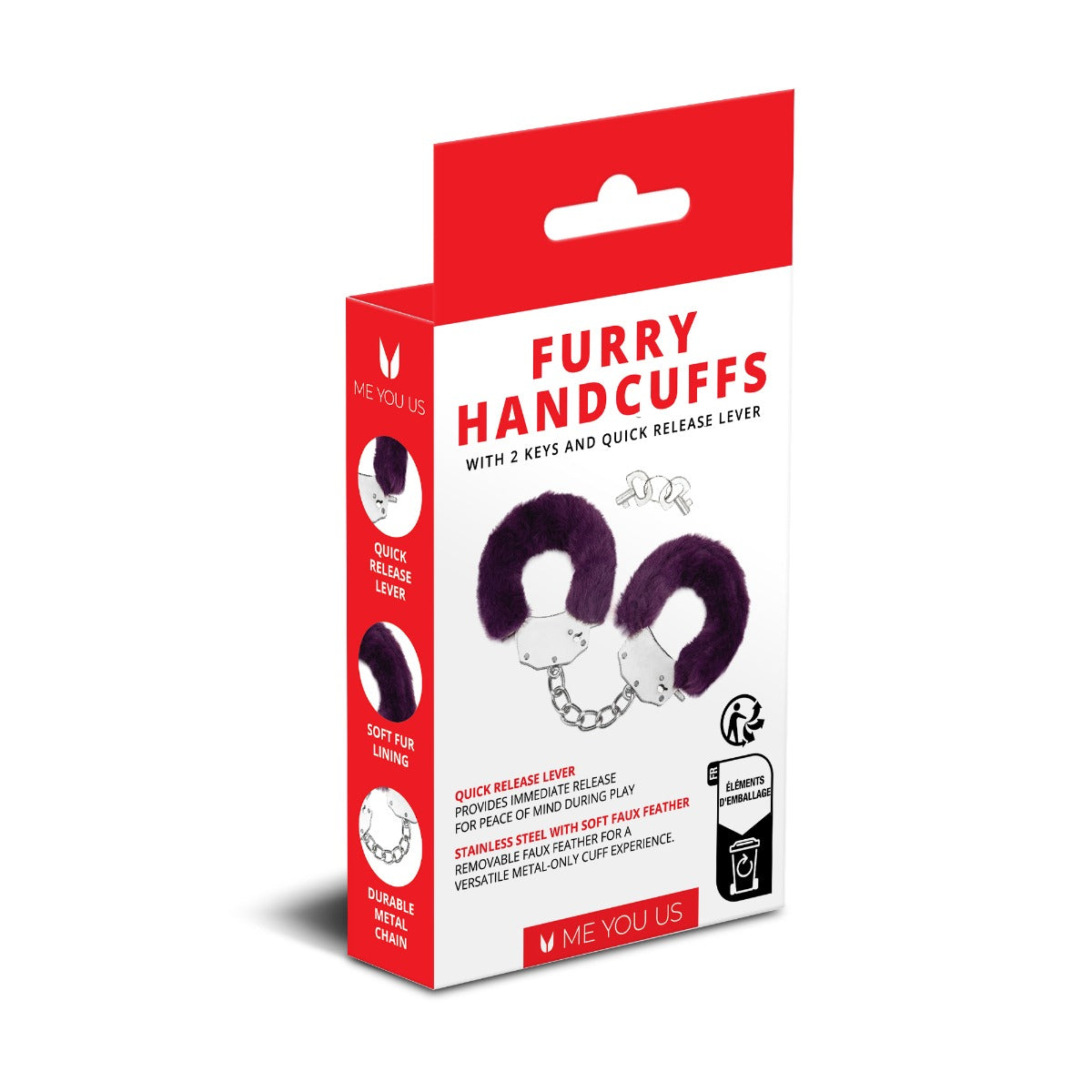 Me You Us Furry Handcuffs