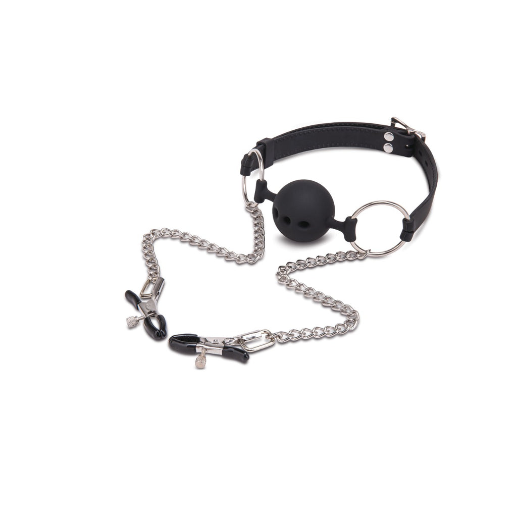 Me You US Silicone Gag with Clamps