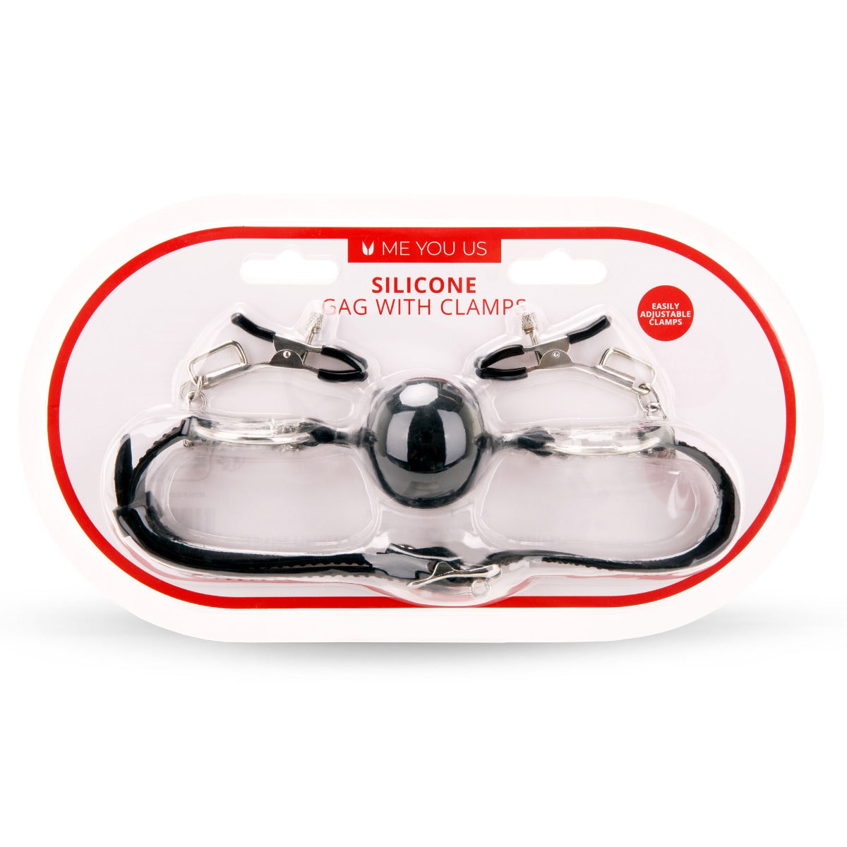 Me You US Silicone Gag with Clamps