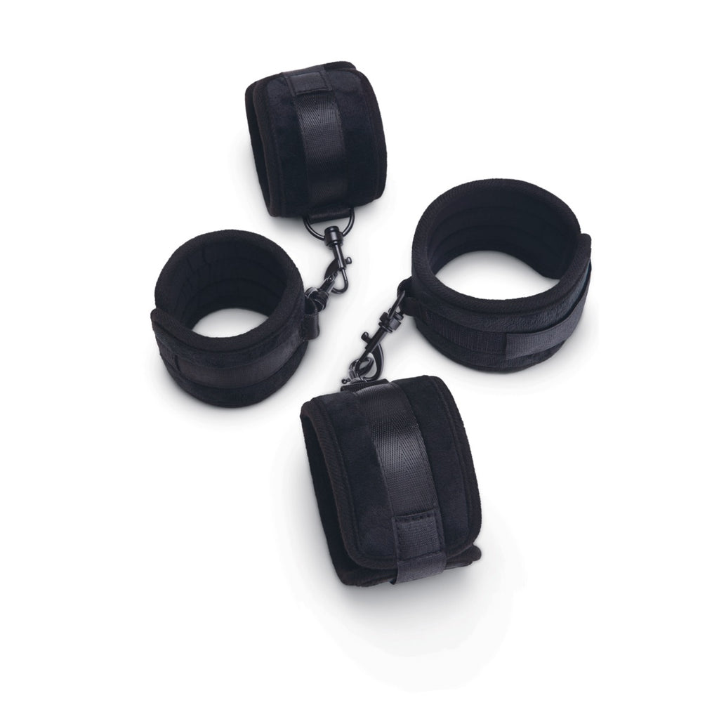 Me You Us Padded Velvet Wrist and Ankle Cuff Set