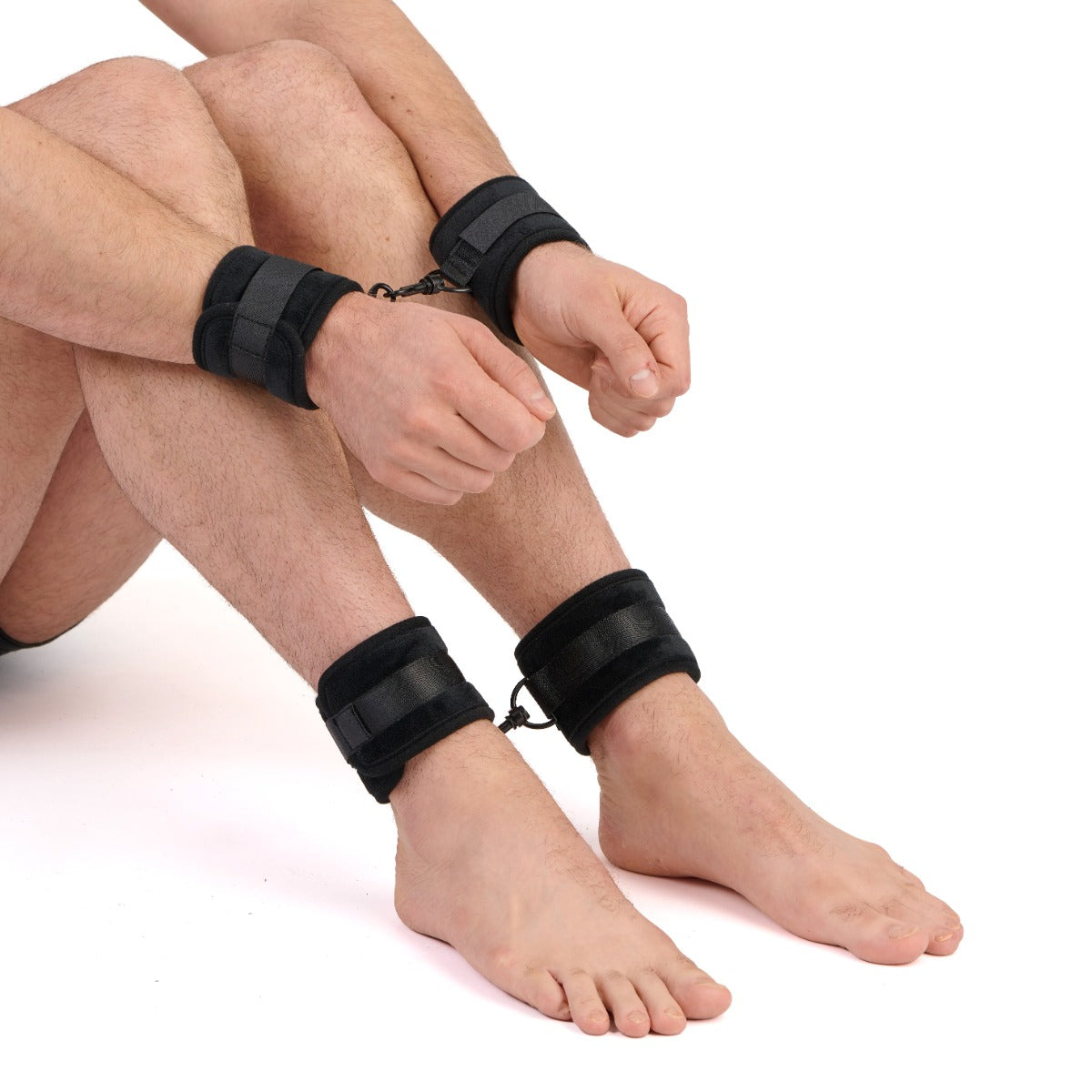 Me You Us Padded Velvet Wrist and Ankle Cuff Set