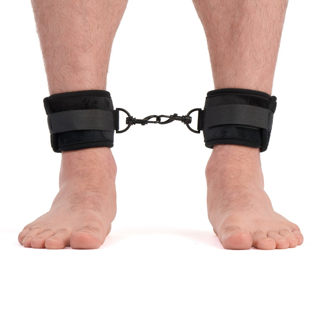 Me You Us Padded Velvet Wrist and Ankle Cuff Set