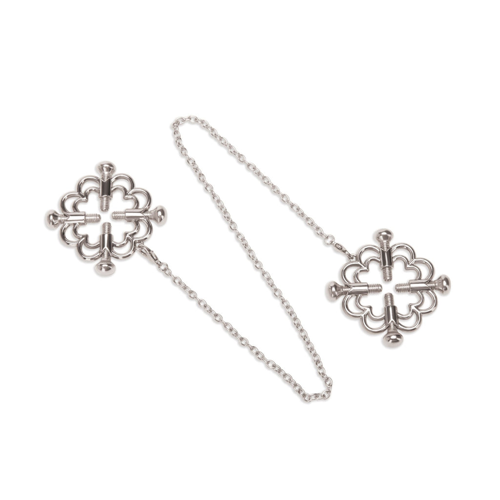 Me You Us Flower Design Nipple Chain