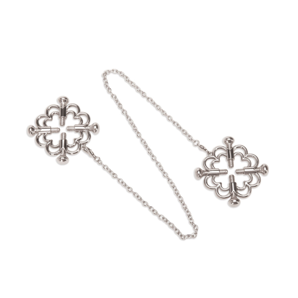Me You Us Flower Design Nipple Chain