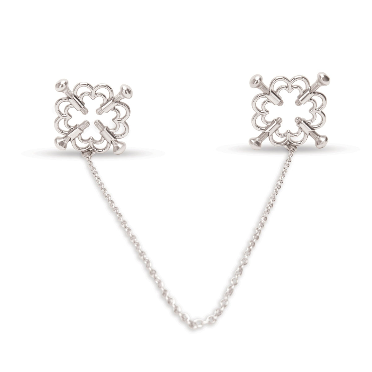 Me You Us Flower Design Nipple Chain