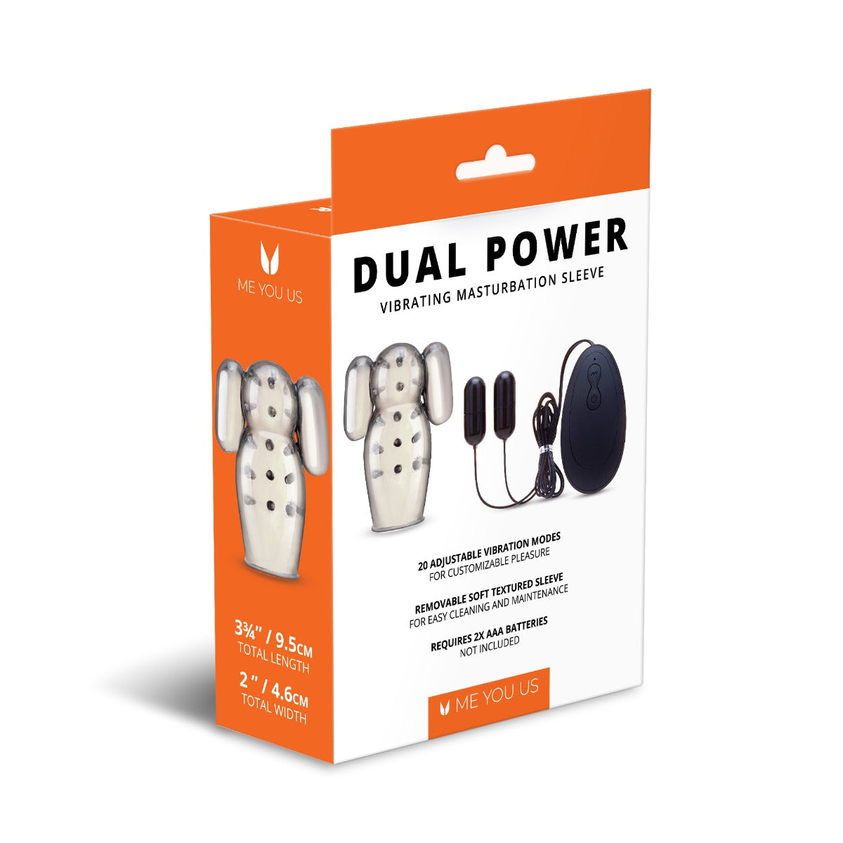 Me You Us Dual Power Masturbation Sleeve
