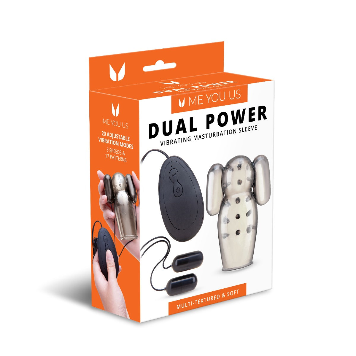 Me You Us Dual Power Masturbation Sleeve