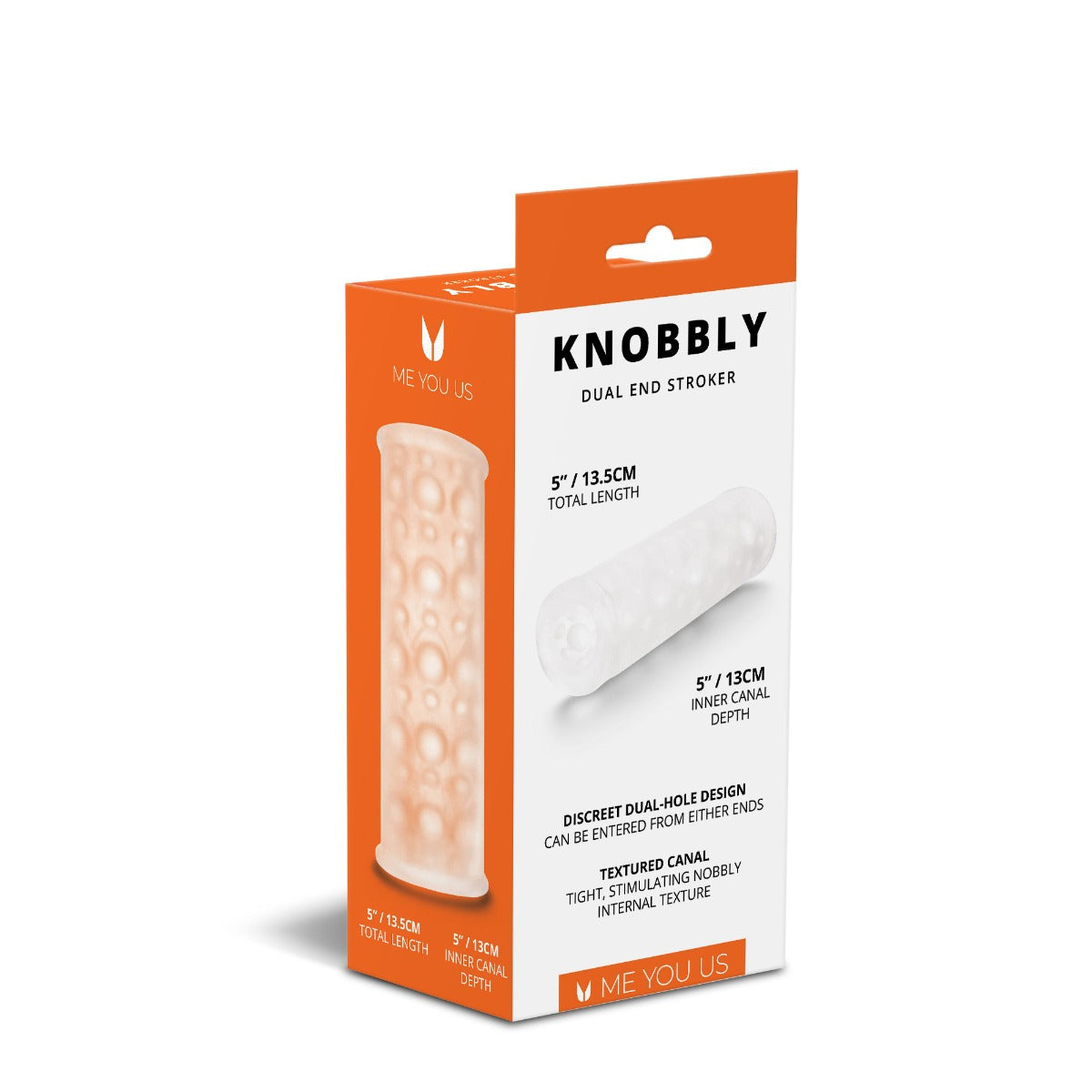 Me You Us Knobbly Dual End Stroker