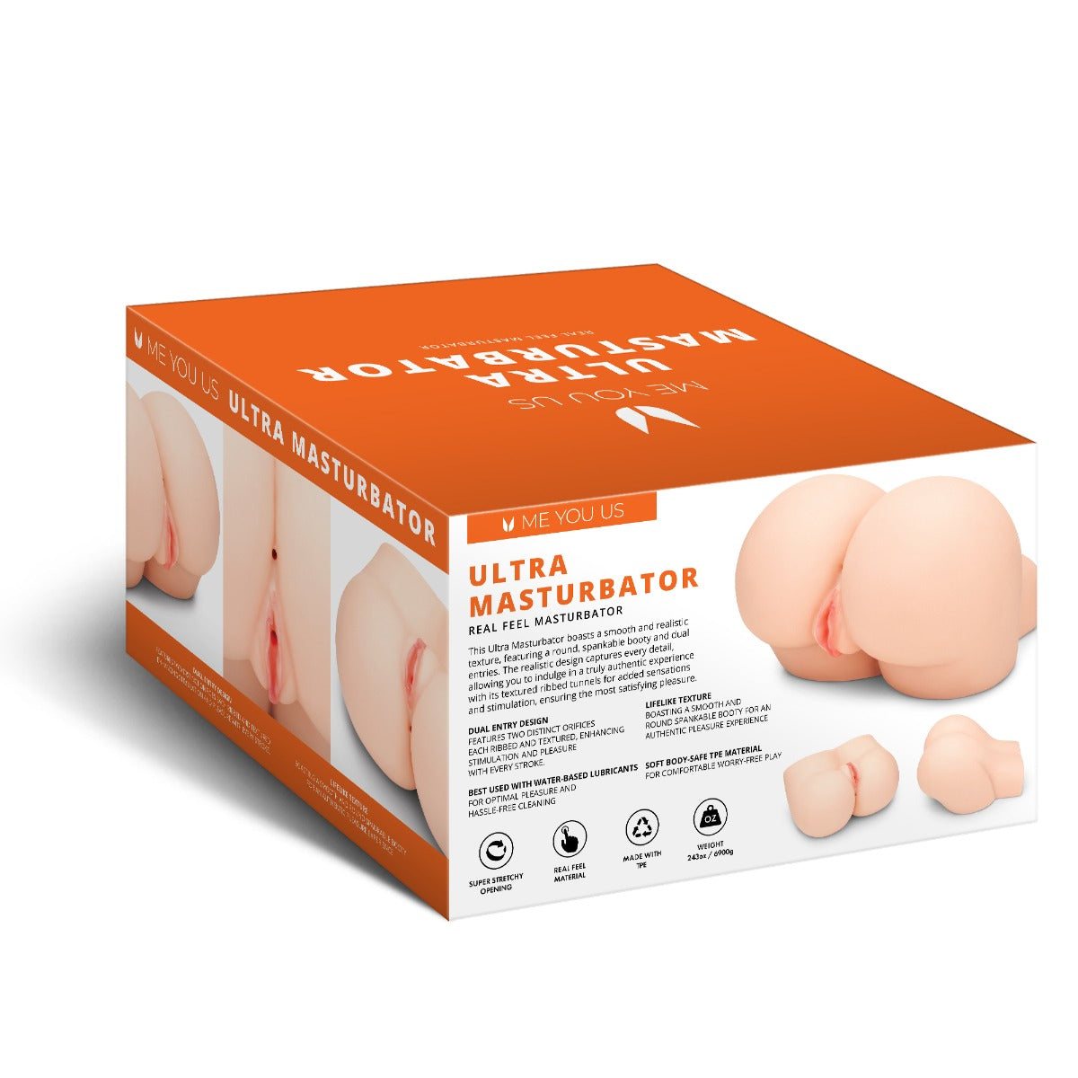 Me You Us Ultra Real Feel Masturbator Pink