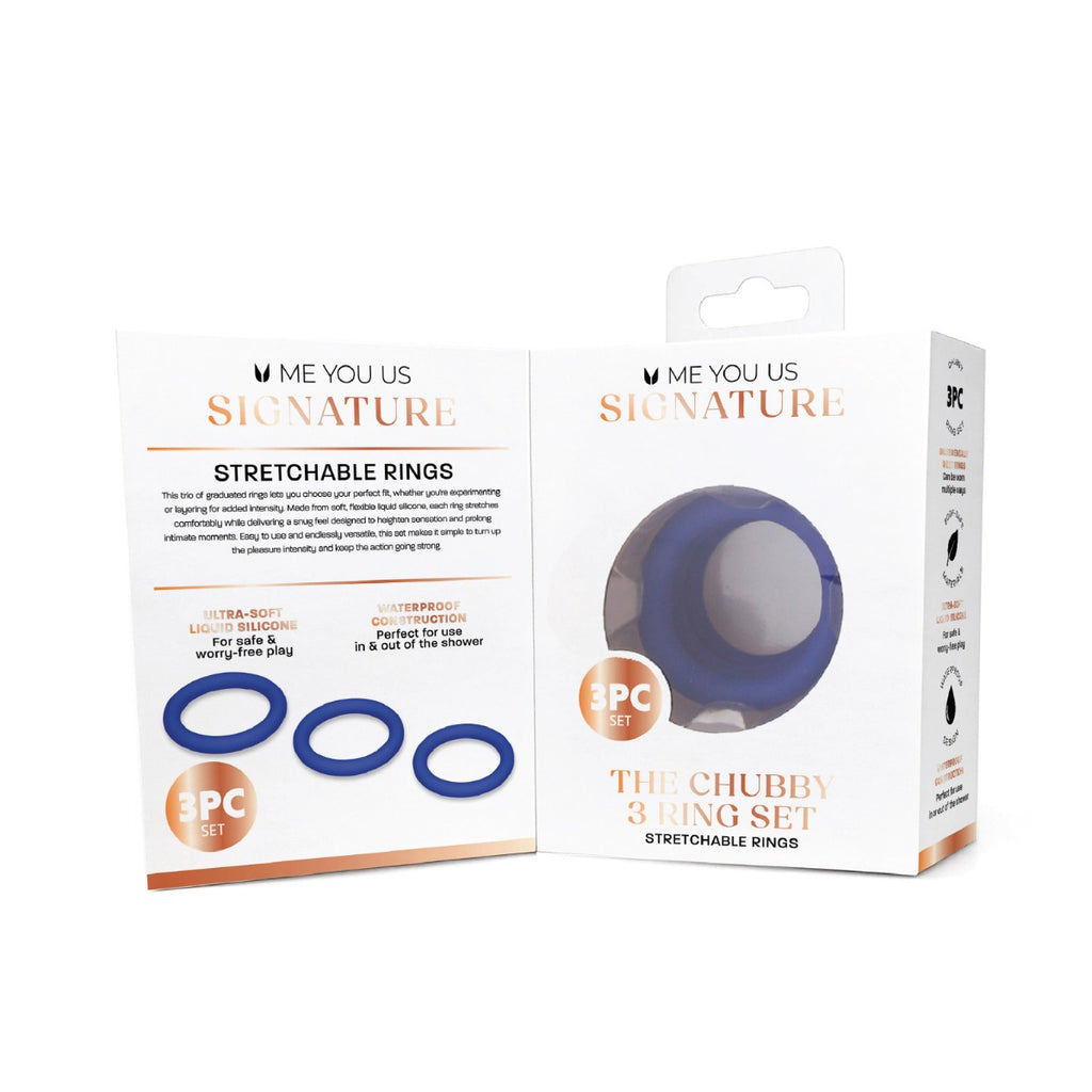 Me You Us Signature The Chubby 3 Ring Set
