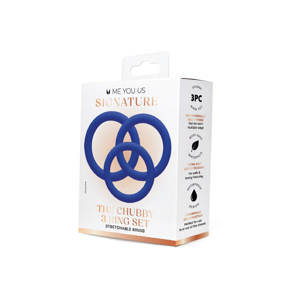 Me You Us Signature The Chubby 3 Ring Set