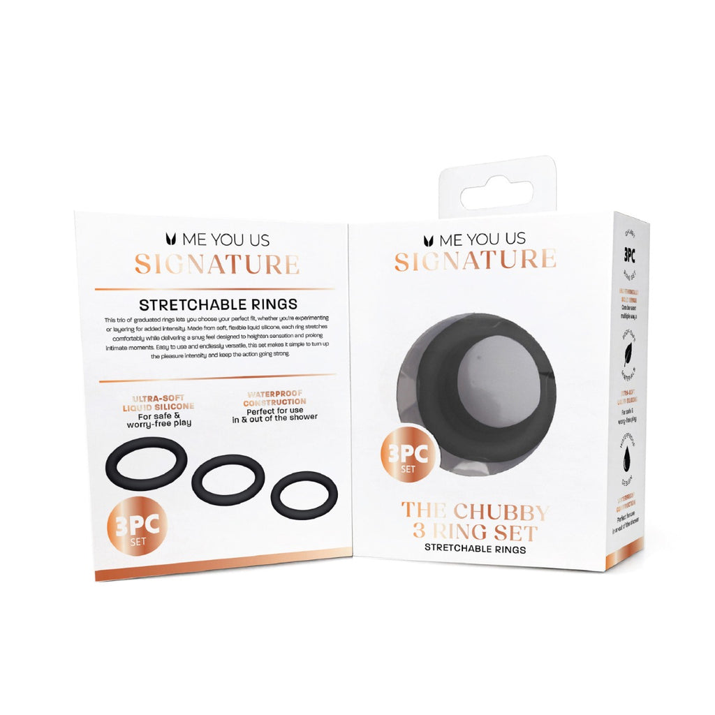 Me You Us Signature The Chubby 3 Ring Set