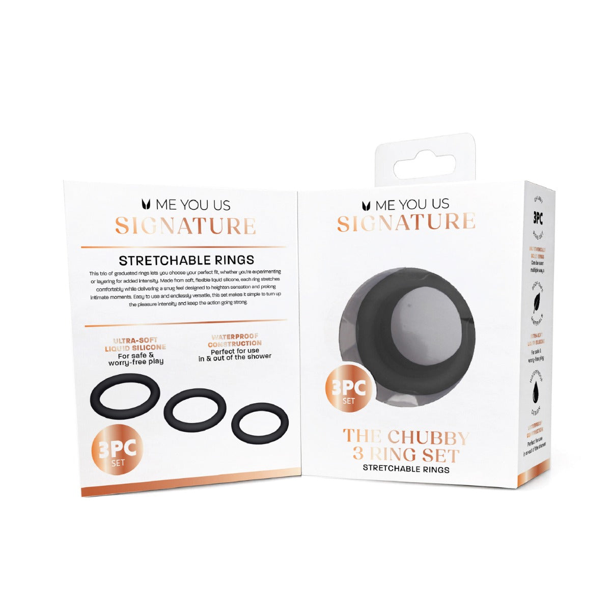 Me You Us Signature The Chubby 3 Ring Set