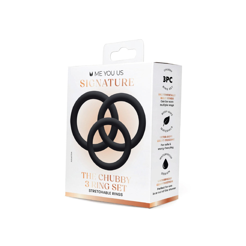 Me You Us Signature The Chubby 3 Ring Set