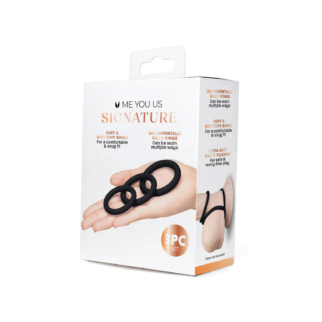 Me You Us Signature The Chubby 3 Ring Set