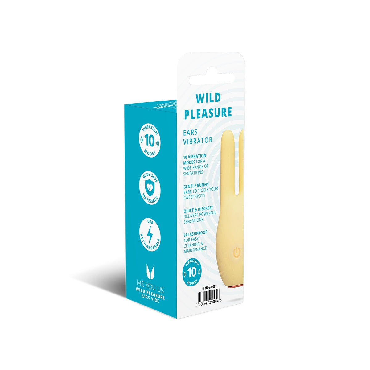 Me You Us Wild Pleasure Ears Vibrator Yellow