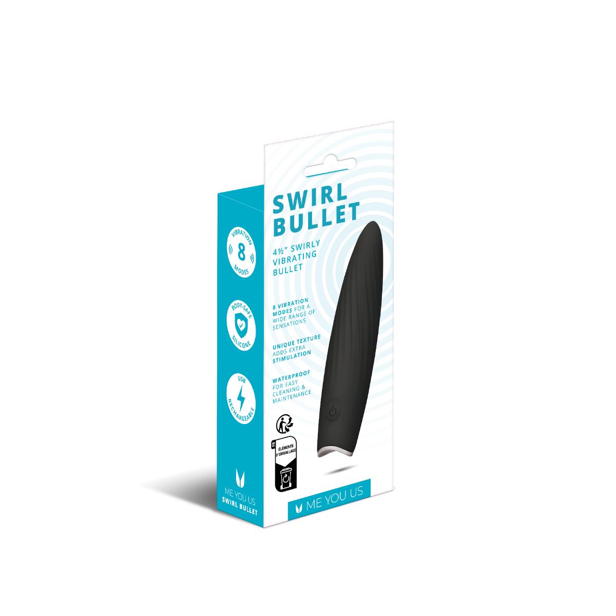 Me You Us Swirl Bullet Vibrator