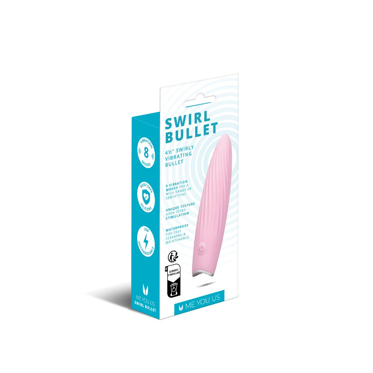 Me You Us Swirl Bullet Vibrator