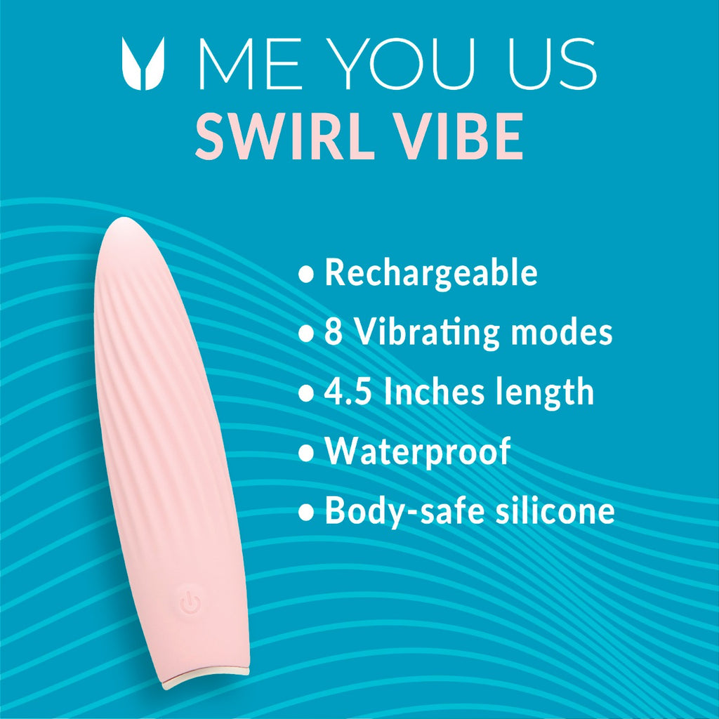 Me You Us Swirl Bullet Vibrator