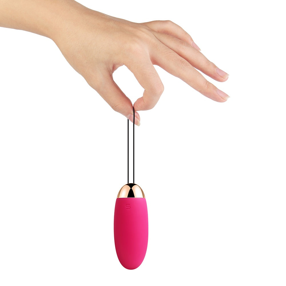 Elva Remote Control Vibrating Bullet - Red