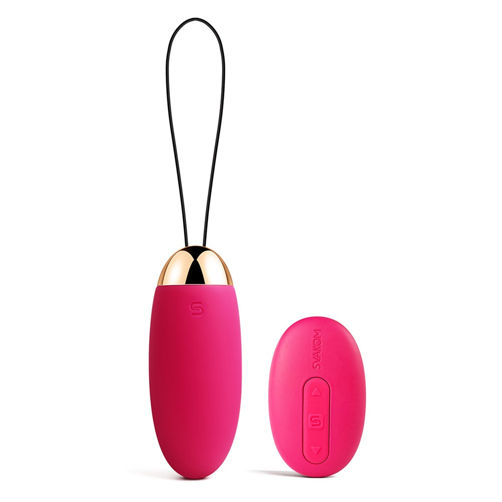 Elva Remote Control Vibrating Bullet - Red