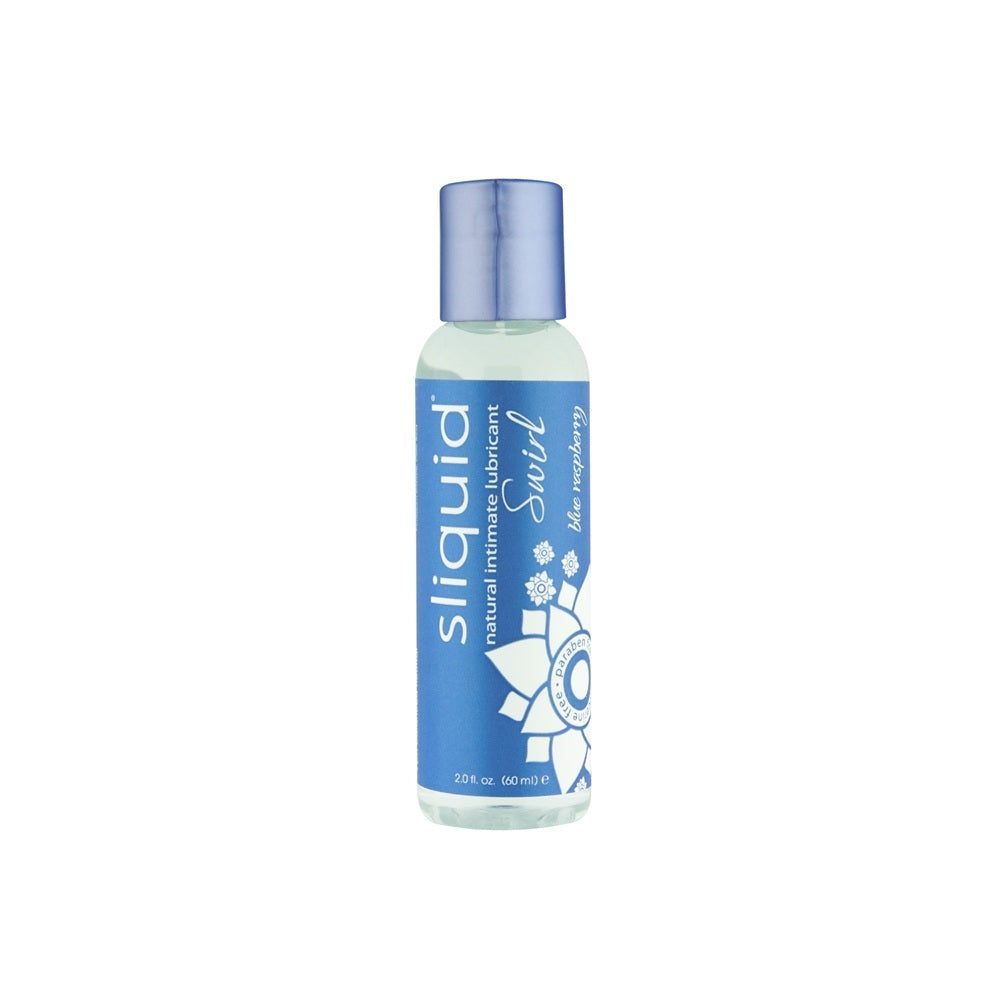 Naturals Swirl Flavoured Lubricants-Blue Raspberry 59ml