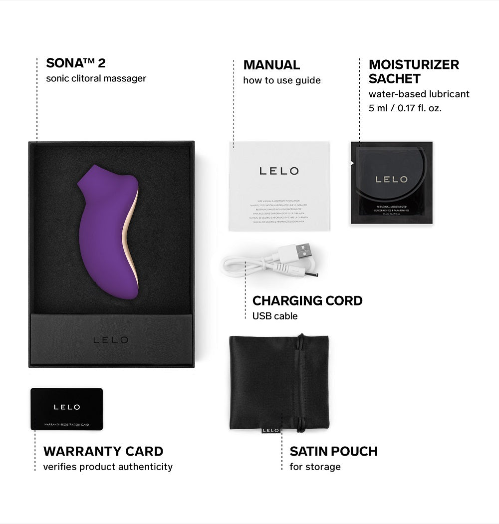 Sona 2 Sonic Clitoral Massager - Purple