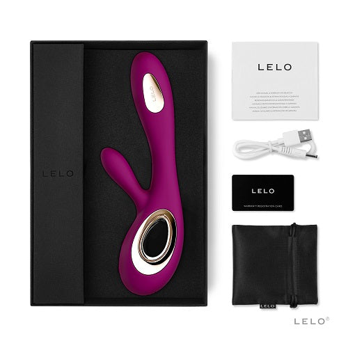 Soraya Wave Dual Action Vibrator Deep Rose