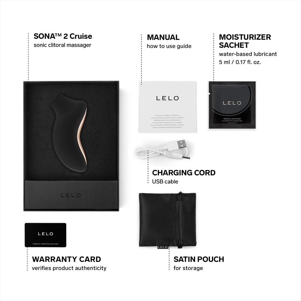 Sona 2 Cruise Clitoral Massager Black