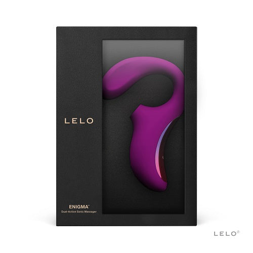 Enigma Dual Stimulation Sonic Massager Deep Rose