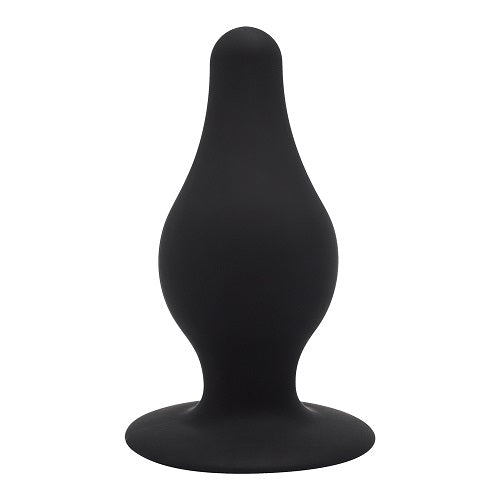 Dual Density Tapered Silicone Butt Plug Large