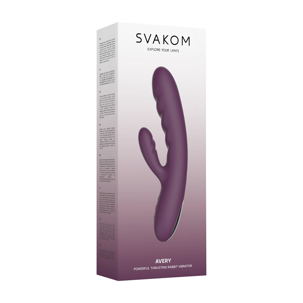 Avery Thrusting Vibrator with Clitoral Stimulator