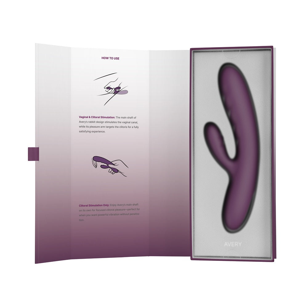 Avery Thrusting Vibrator with Clitoral Stimulator