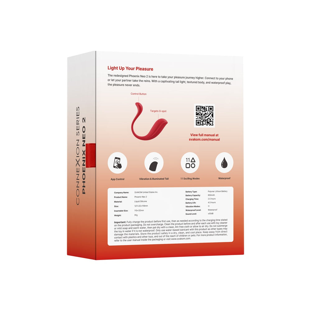 Phoenix Neo 2 Interactive App Controlled Vibrator