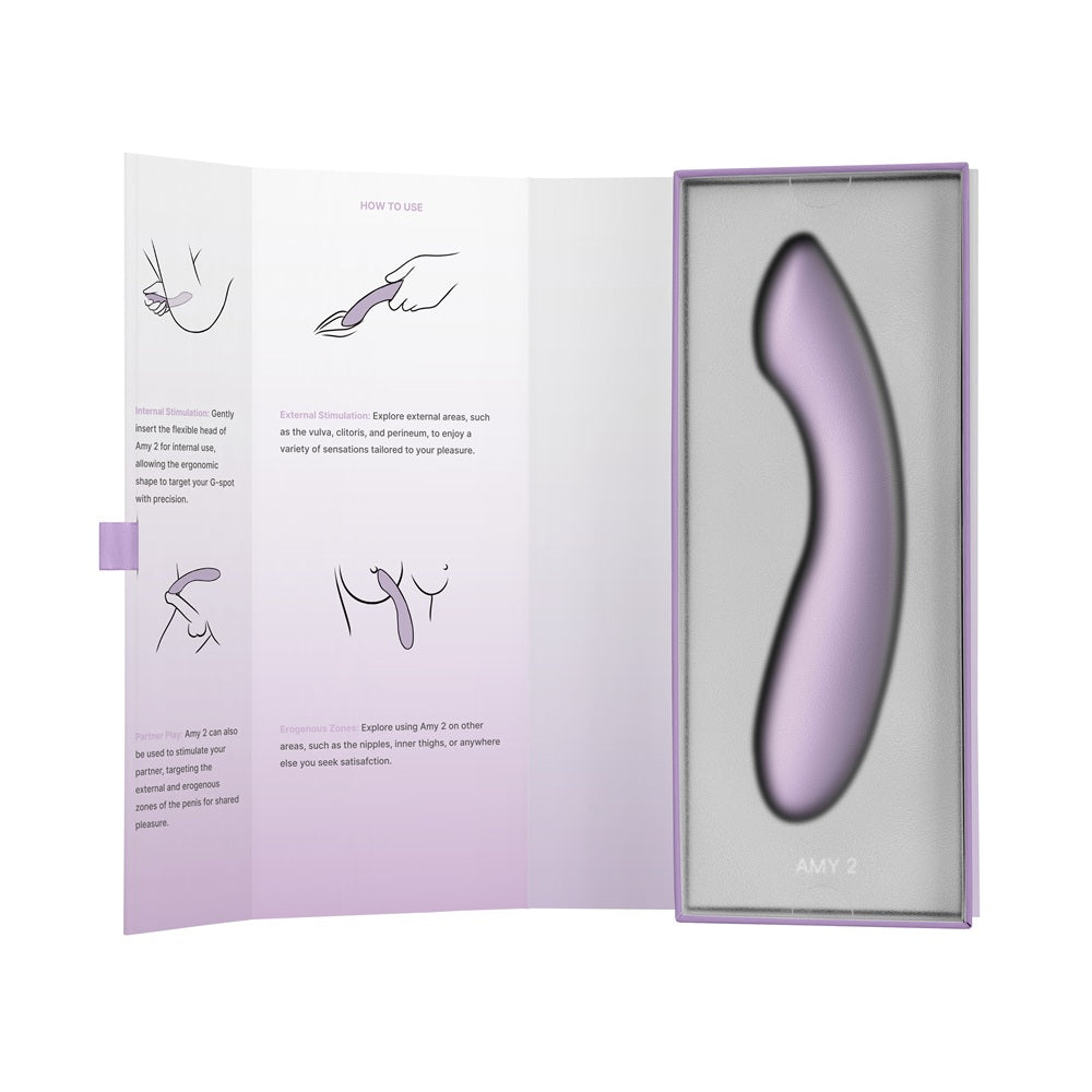 Amy 2 G-Spot and Clitoral Vibrator Lilac