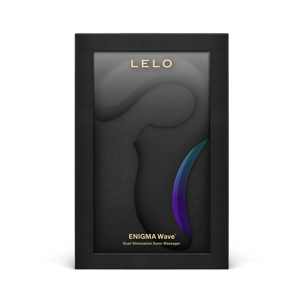 Enigma Wave Dual Stimulation Sonic Massager Black