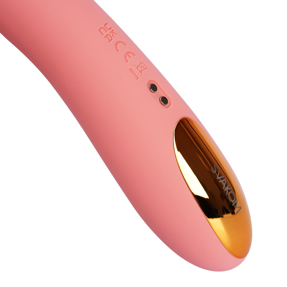 Ava Neo Interactive Thrusting Vibrator Pink
