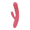 Avery Thrusting Vibrator with Clitoral Stimulator Pink